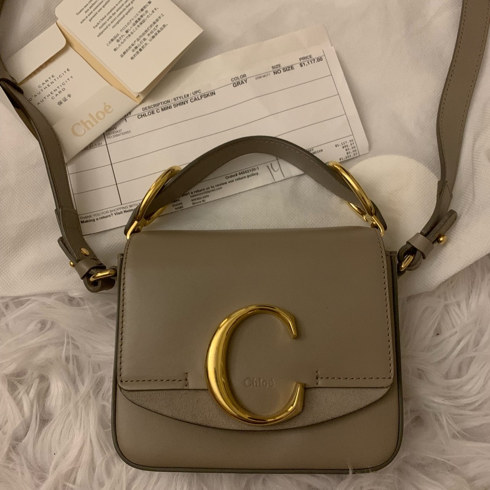 ❌SOLD❌Chloe Mini C Grey